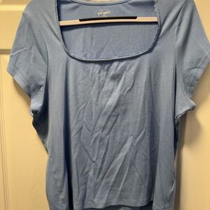 Old Navy Women's Light Blue Short Sleeve Tee